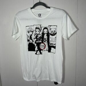 Black And White Demon Slayer Character T Shirt Size S 16 X 25‎